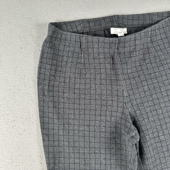 J‎ Jill Pants Women’s Small Black Check Pony Slim Leg Stretch Pull on Pleated - Picture 6 of 16